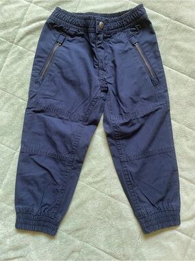 Polo by Ralph Lauren Navy Elastic-Waist Cargo Pants